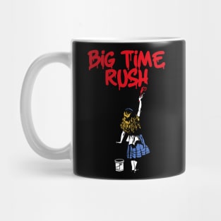 big time rush and red girl Mug